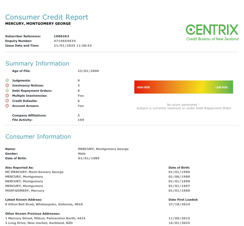 Soft Credit Check — screenshot of the AffordX feature